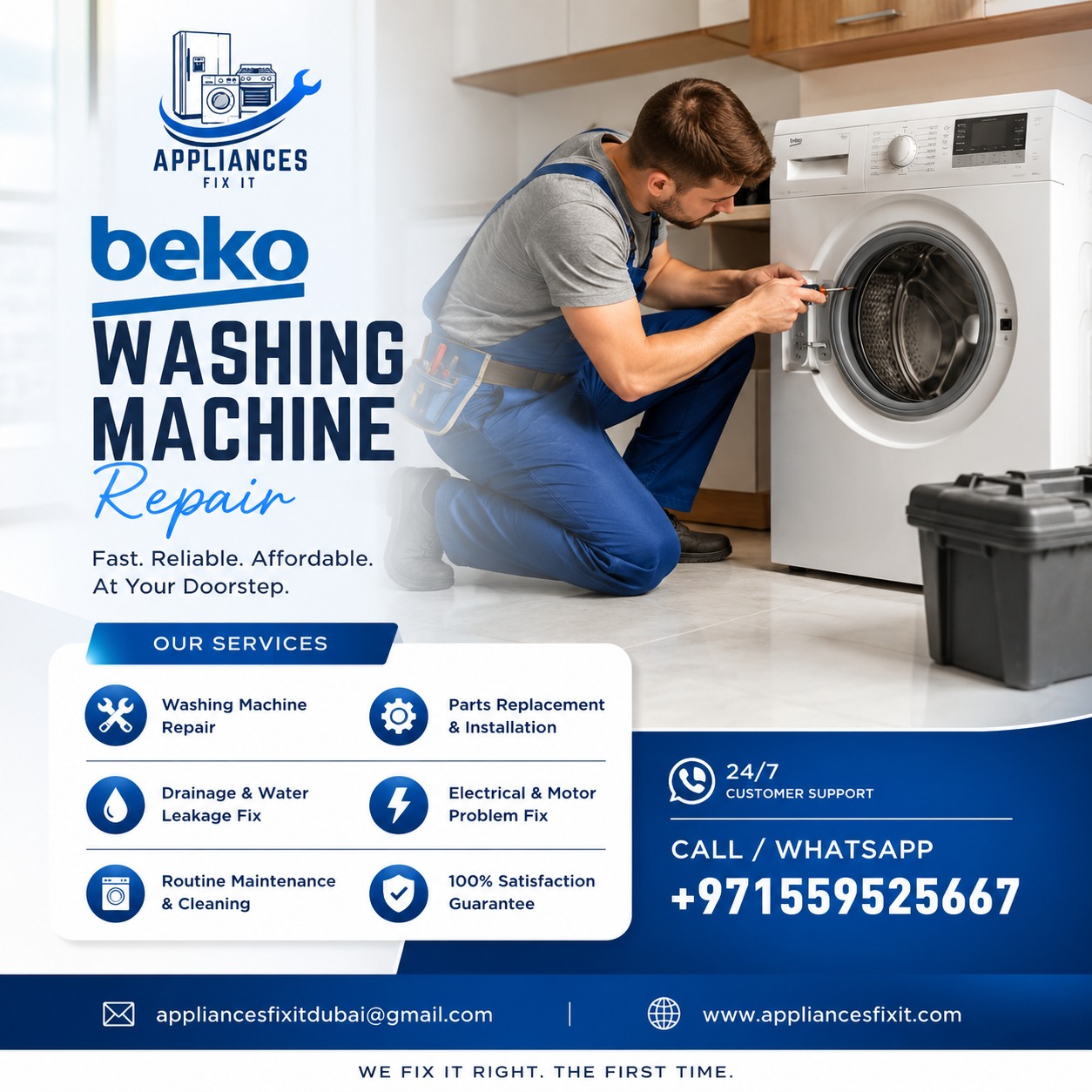 beko washing machine repair