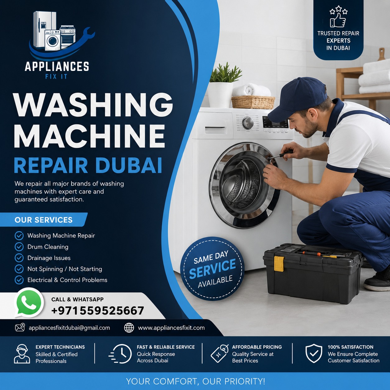 washing machine Repair Dubai