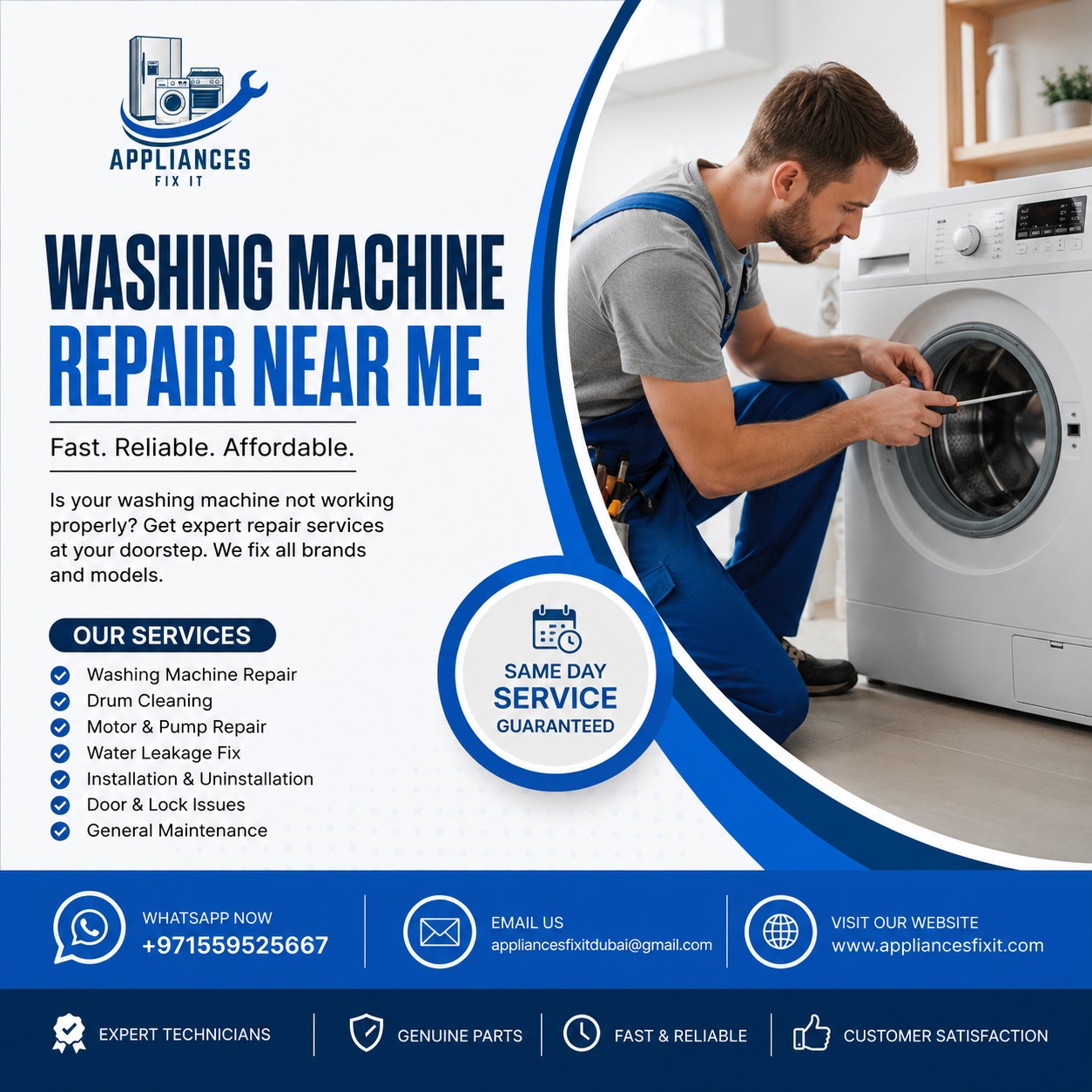 washing machine repair near me