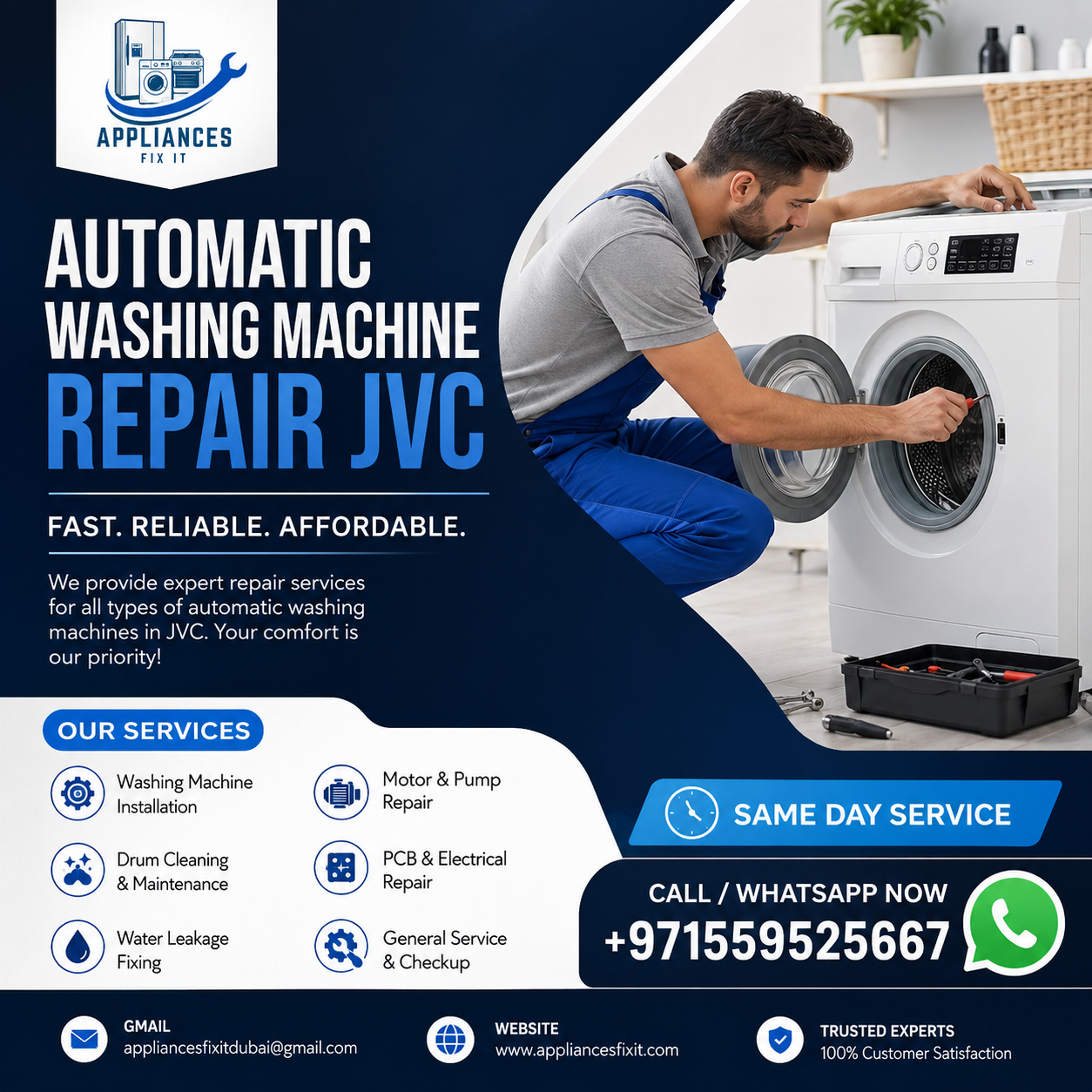 Automatic Washing Machine Repair JVC