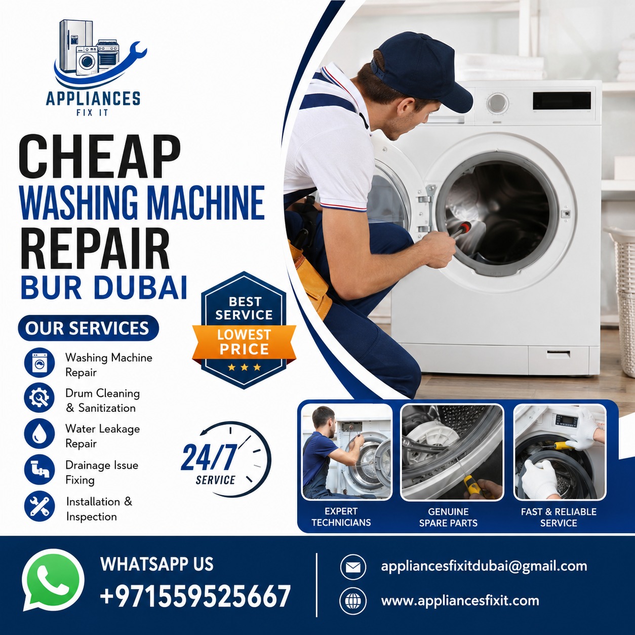 Cheap Washing Machine Repair Bur Dubai
