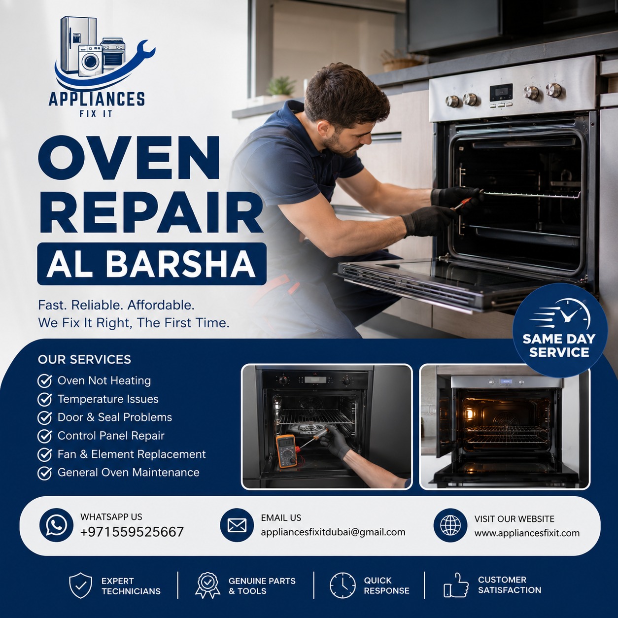 Oven Repair Al Barsha